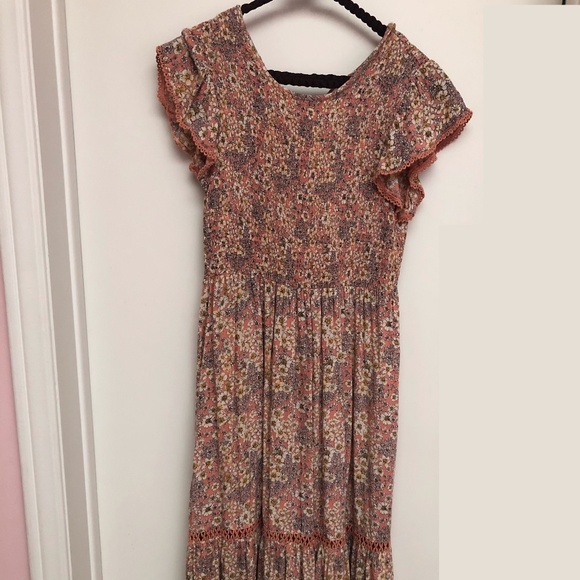 Summer Floral Dress sz Medium - Picture 2 of 4